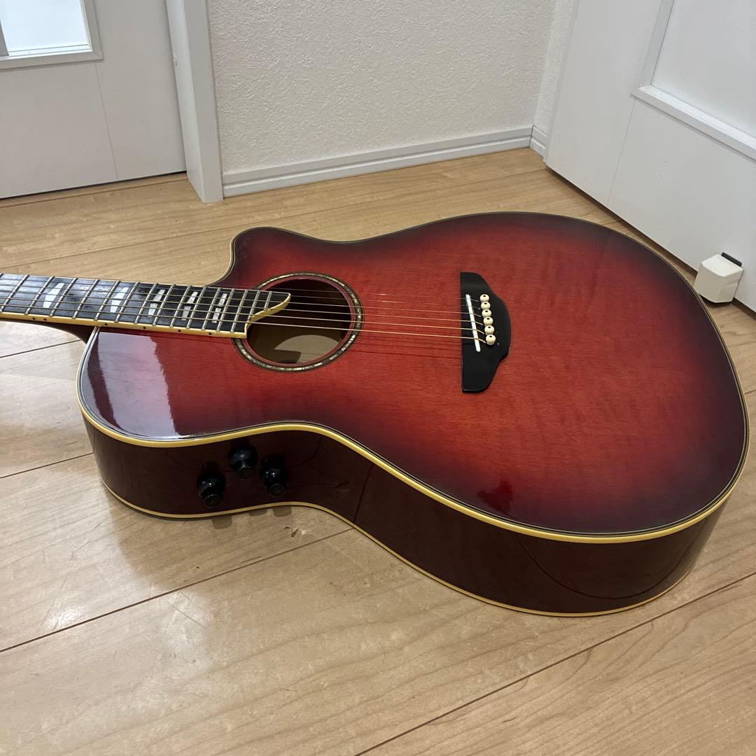 美品　超希少　高級エレガットギター　YAMAHA CWE-18 虎目トップ