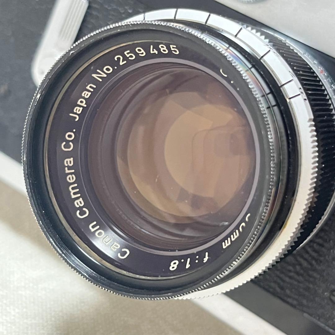 キャノン Canon オールドカメラ　P 型　ポピュレール　50mm f1.8