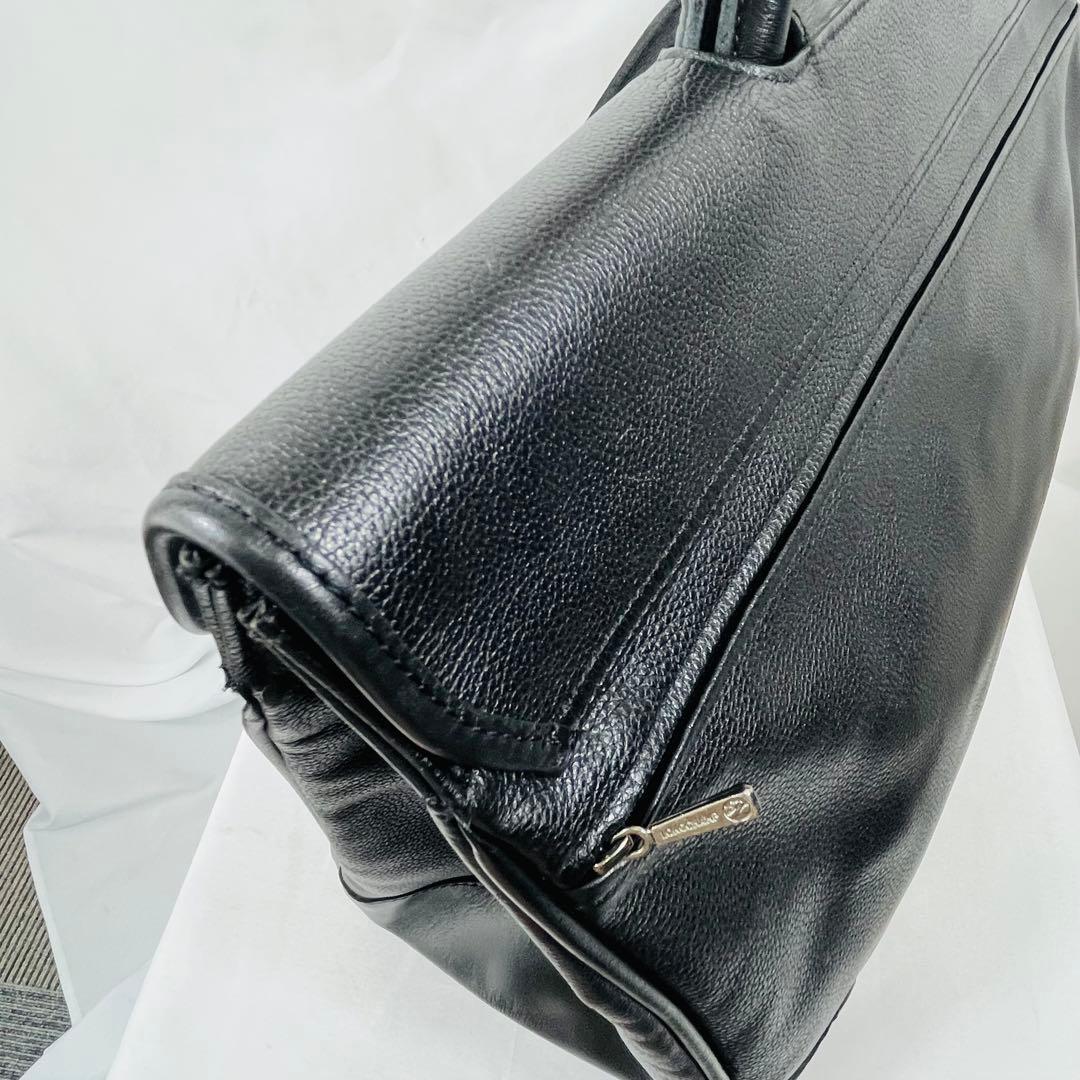 【レア】LONGCHAMP ロンシャン　レザー 　ビジネスバッグ　ボストンバッグ