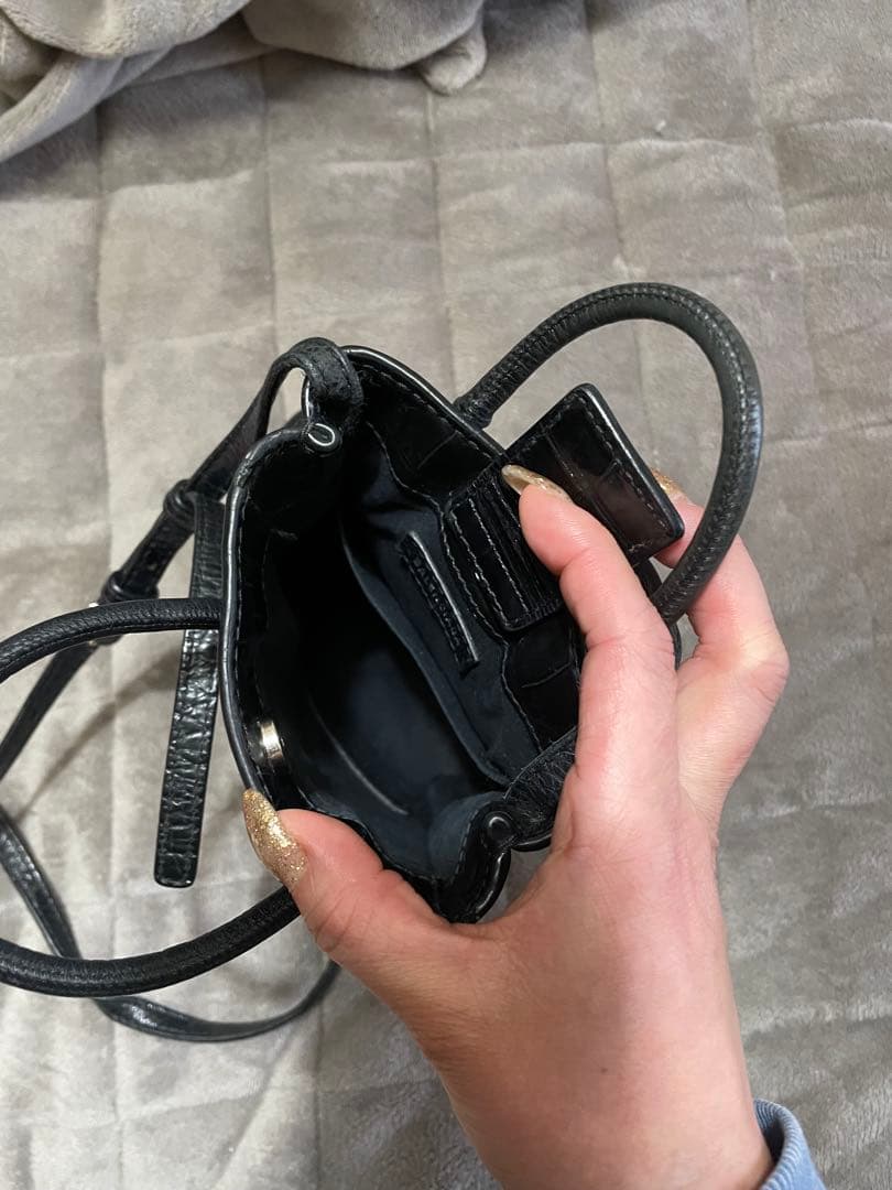 BALENCIAGA クロコ柄ショルダーバッグ‼︎使用感あり(>_<)