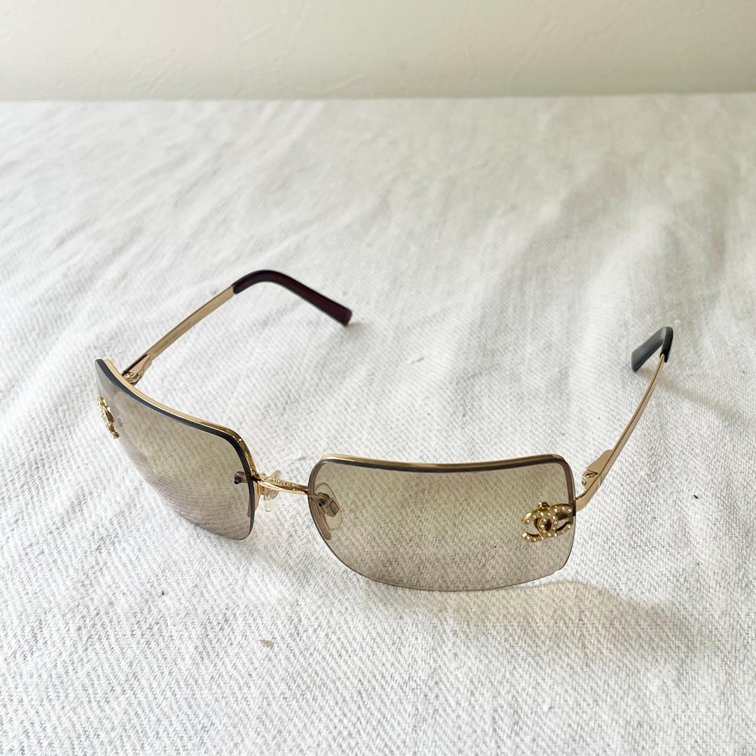 CHANELシャネルサングラスココマーク4092-Bラインストーン