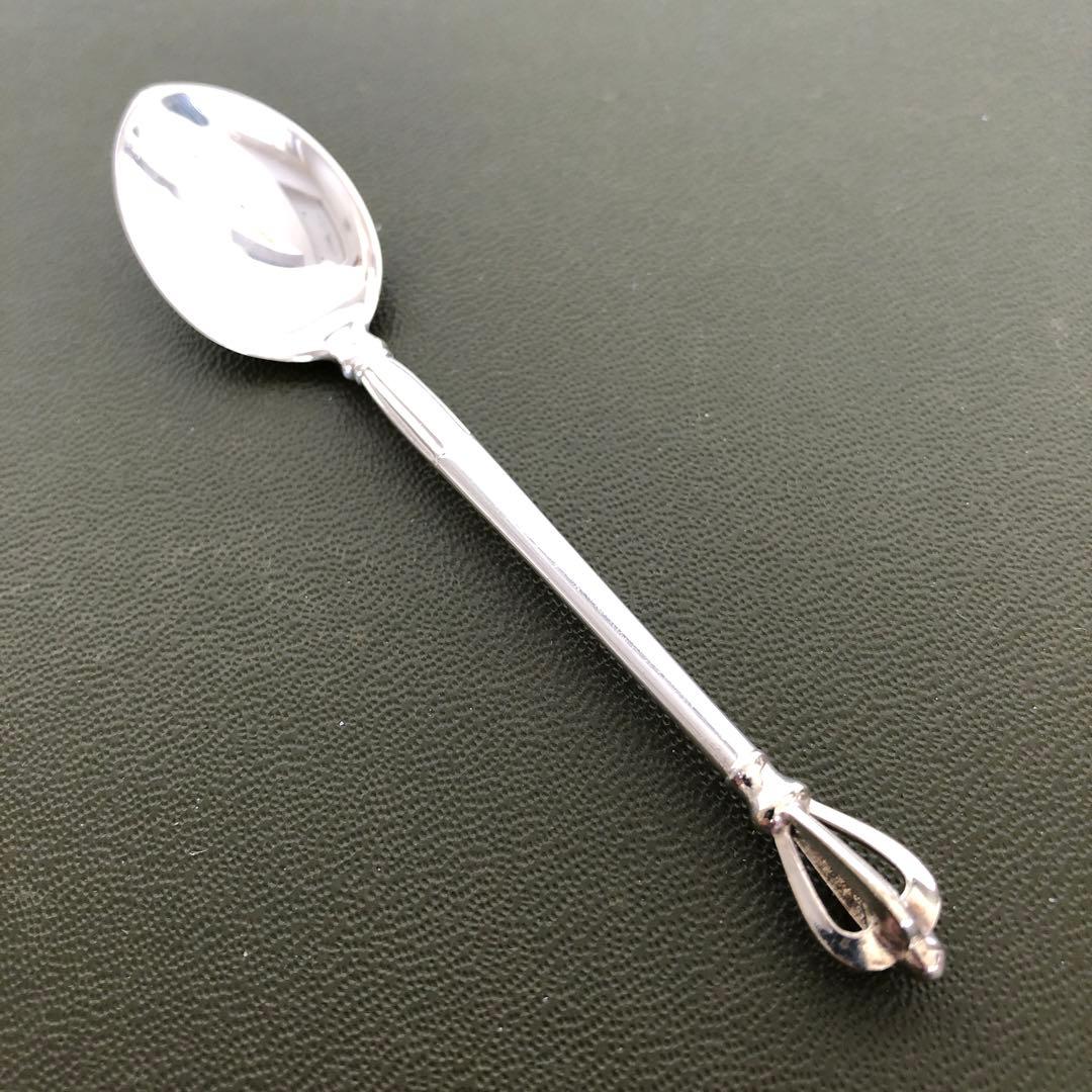 W&S.SORENSEN 純銀　クラウンスプーン6本　スターリングシルバー　銀製