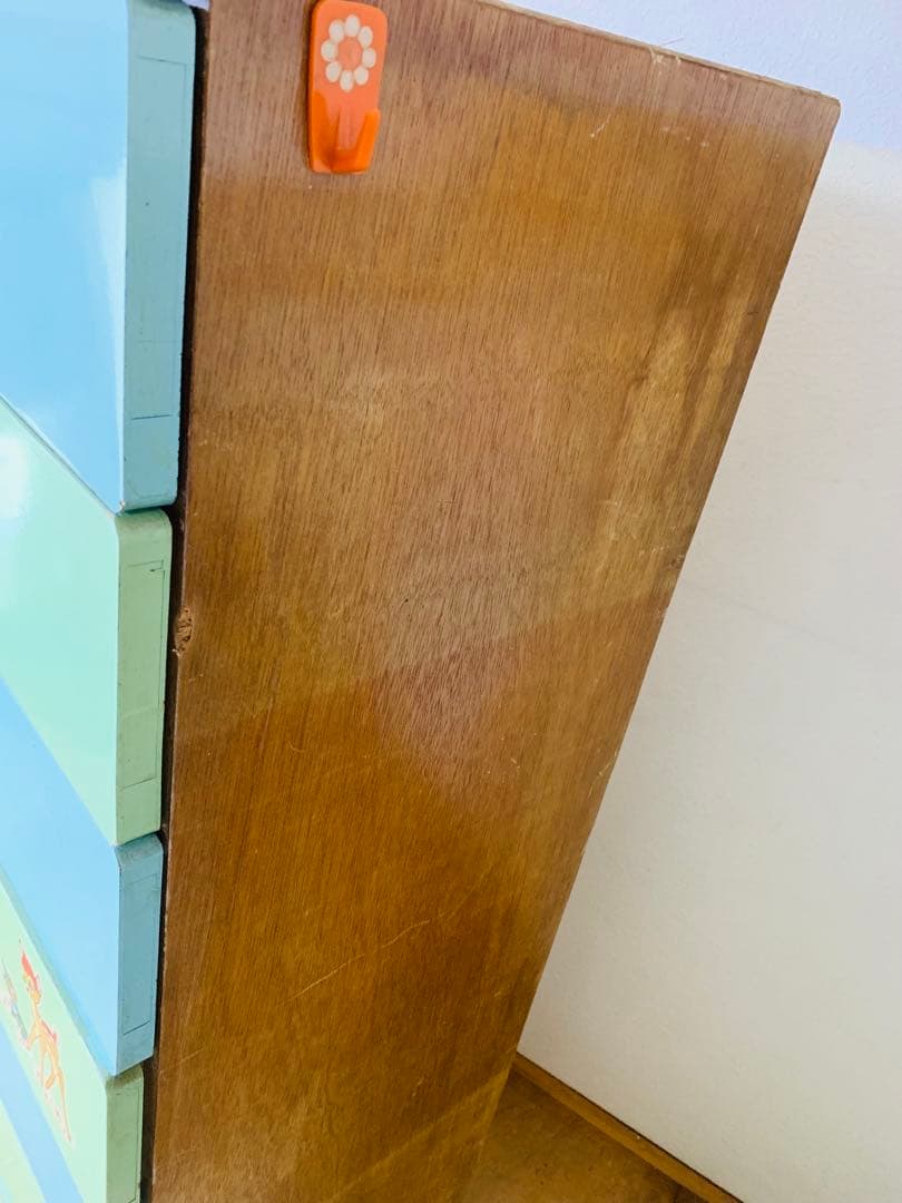 昭和レトロ アンティーク バンビ デザイン大容量タンス 当時物