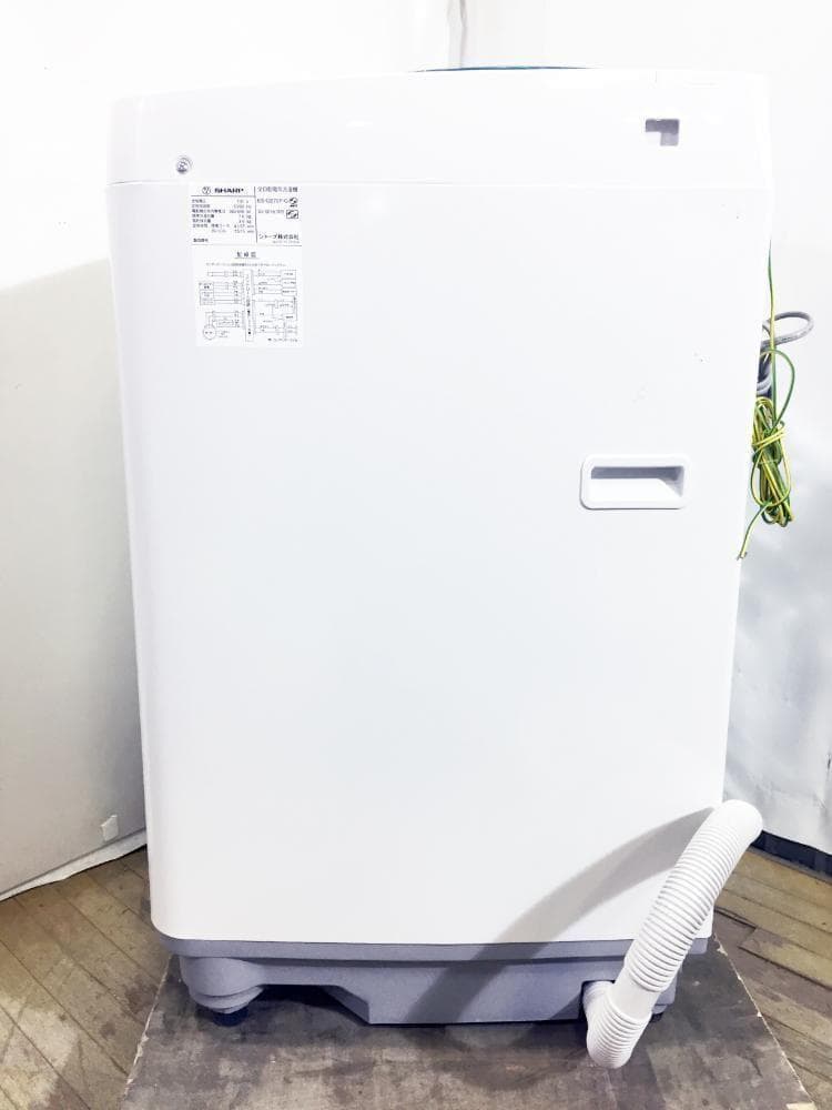 30日迄!SHARP 7kg 洗濯機【ES-GE70P-G】