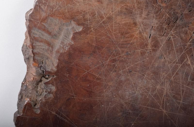 中国　唐木瘤木　敷板　飾台　煎茶台　V　3942