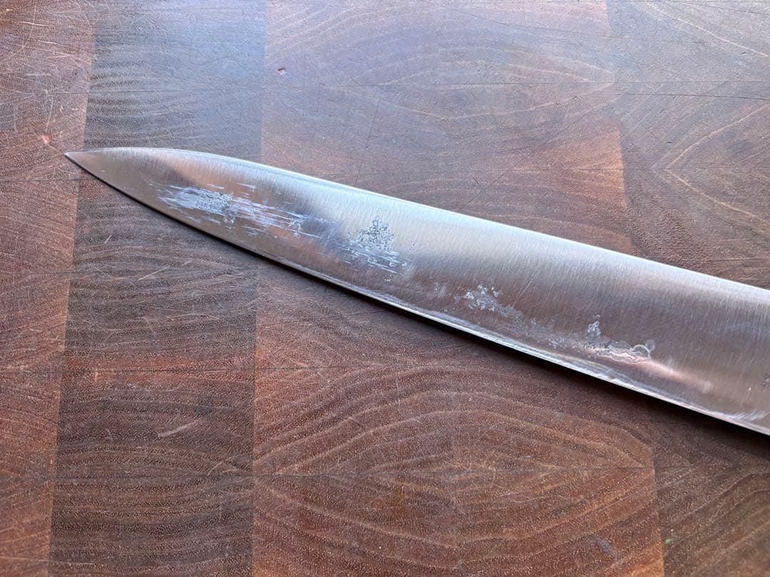 正本総本店　最上　筋引　270mm 9寸　包丁　高級炭素鋼　洋包丁　スライサー