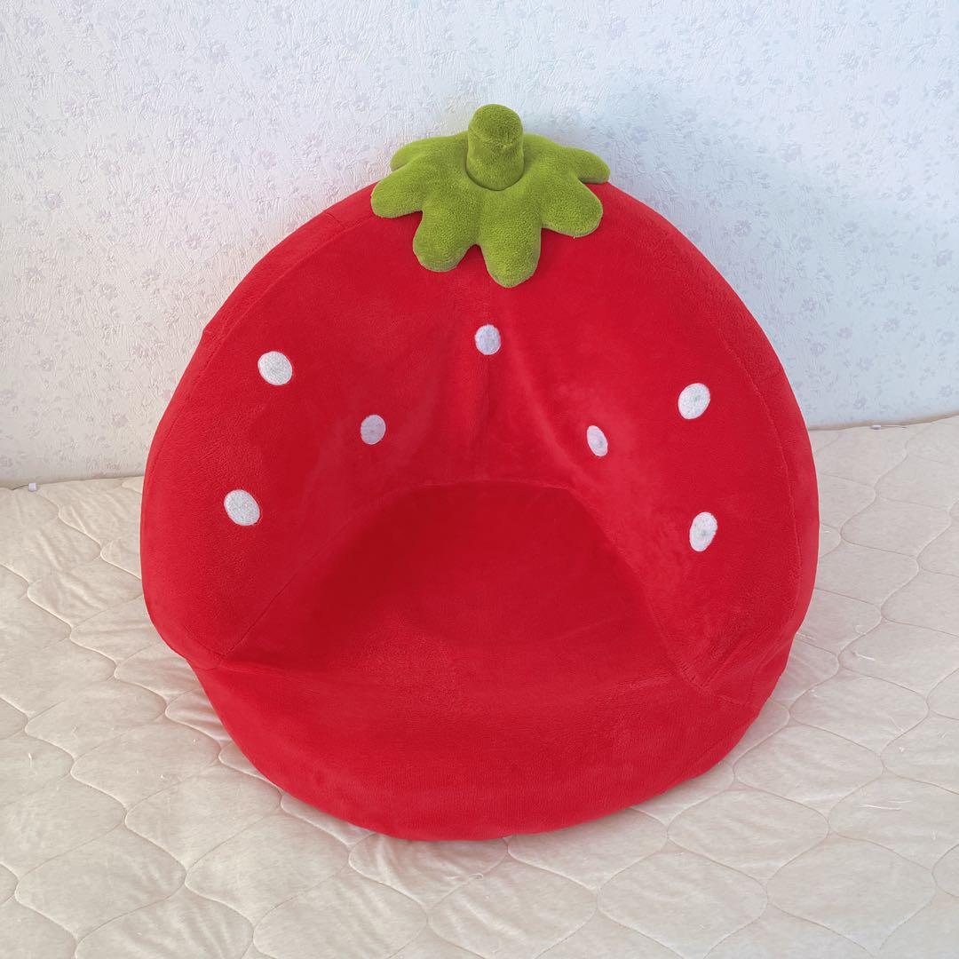 いちご ソファ 椅子、いちご クッション＊マザーガーデン セット