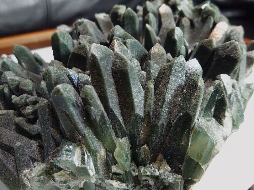 龍神の水晶✧超希少ヒンドゥーグリーン緑水晶クラスター✺Ganesh Himal