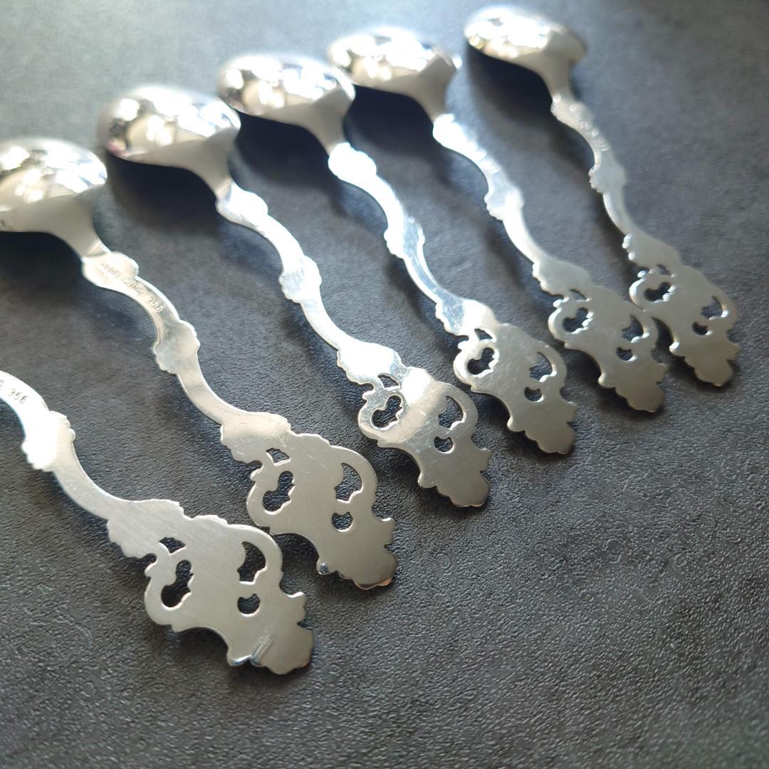 希少 美品 TH Marthinsen 830シルバー スプーン 6点