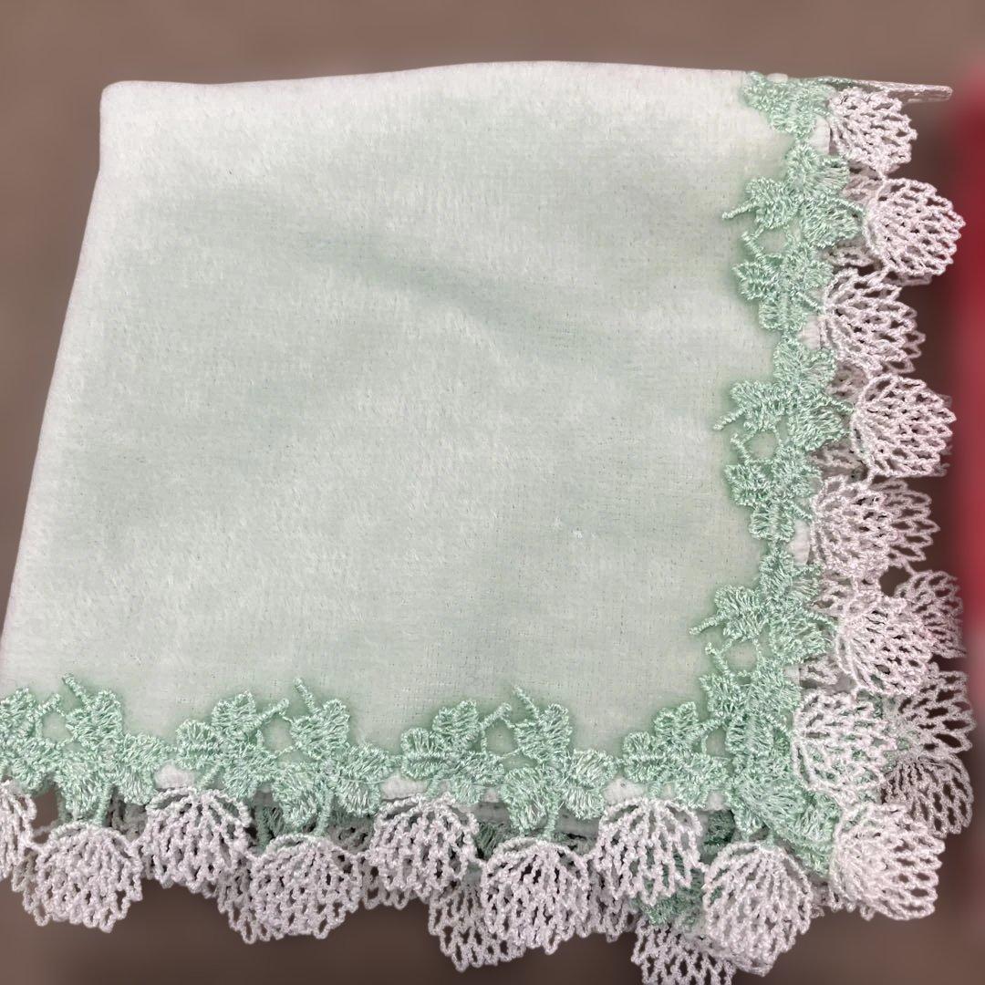 廃盤 近沢レース 桜 タオルハンカチ 春爛漫 さくら ハンカチ　近沢レース店