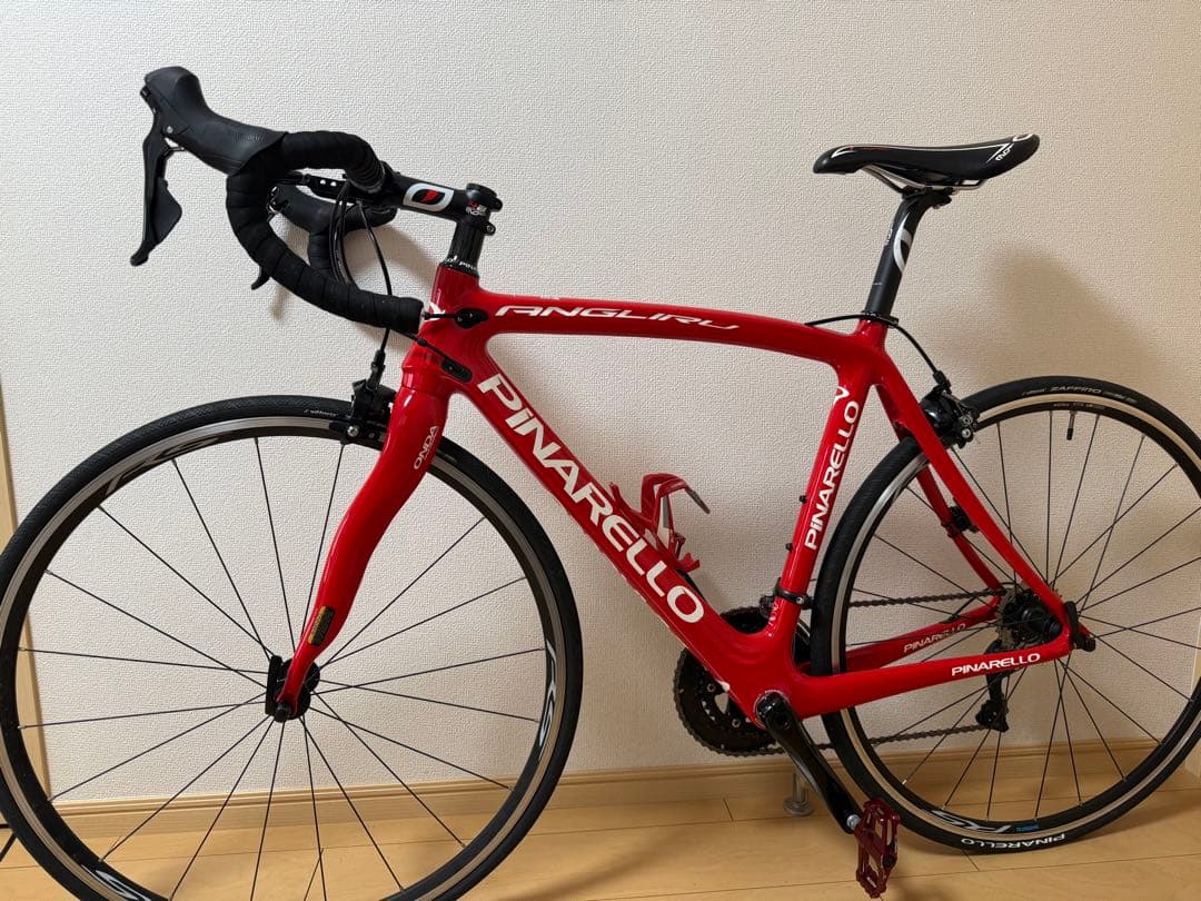 【引き取り希望】PINARELLO ANGLIRUレッド　2019年モデル