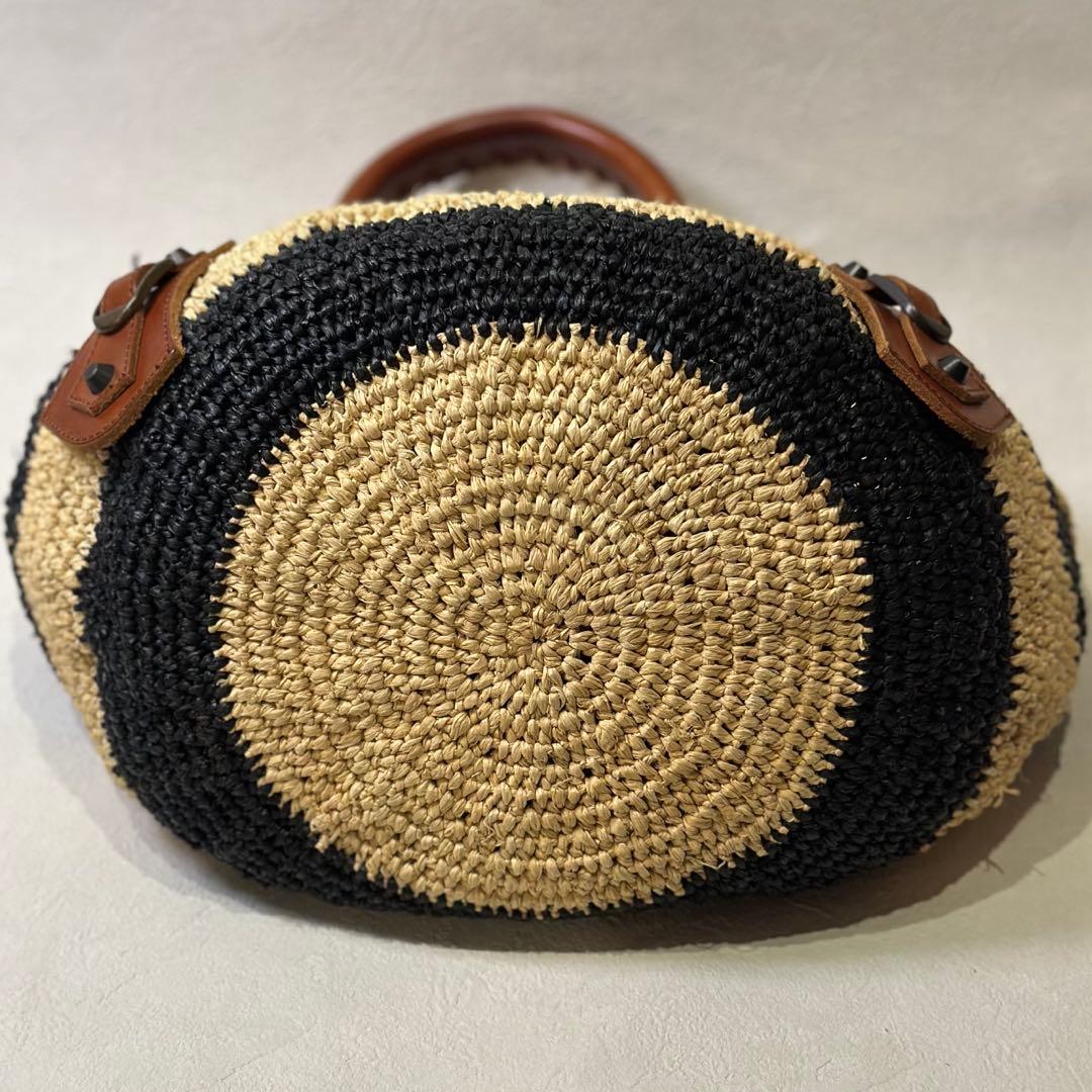 BALENCIAGA Le Cagole raffia bag cityシティ