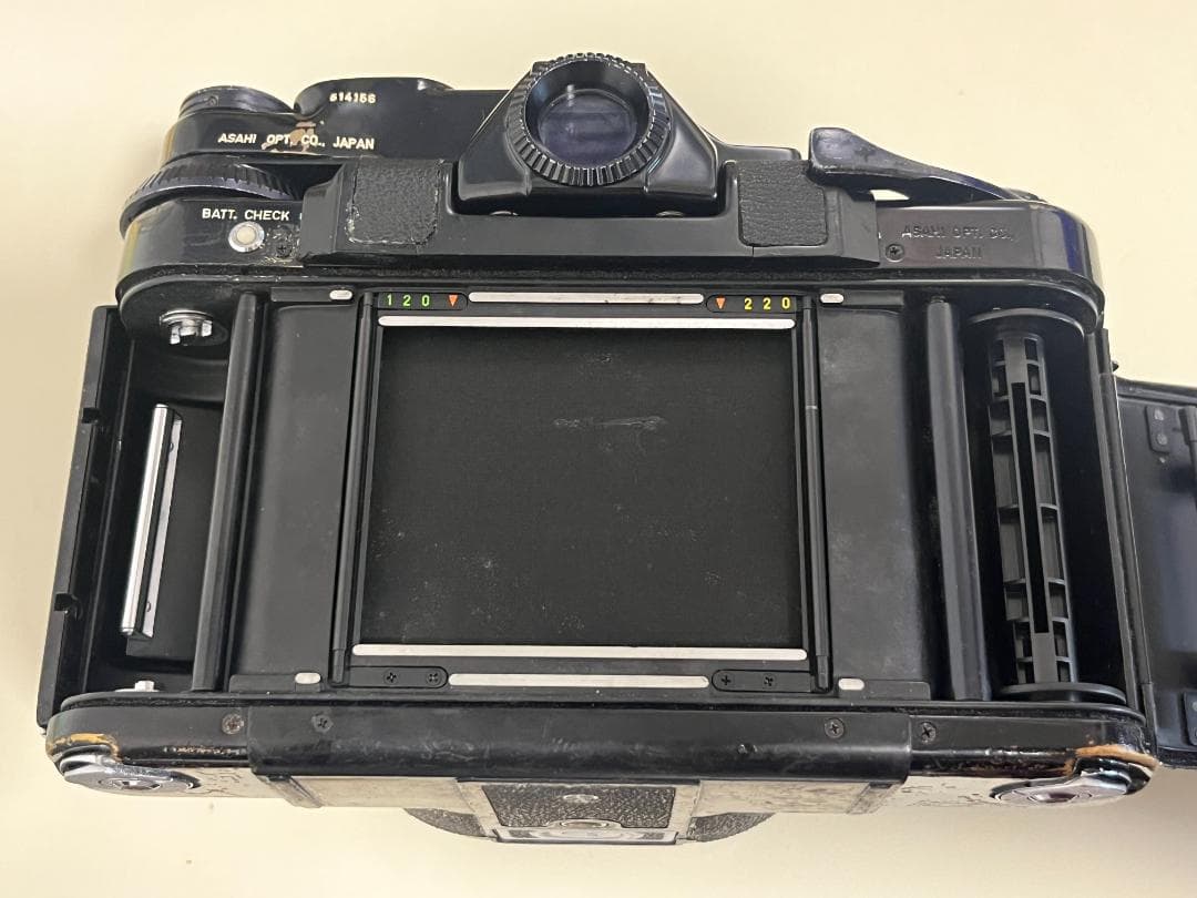 ペンタックス67 MLU 後期型 動作良好 グリップ付