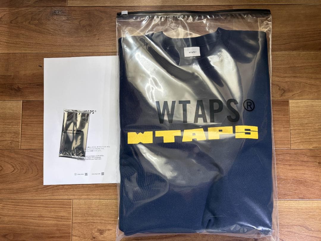 サイズ M / WTAPS BRICK SWEATER COTTON NAVY