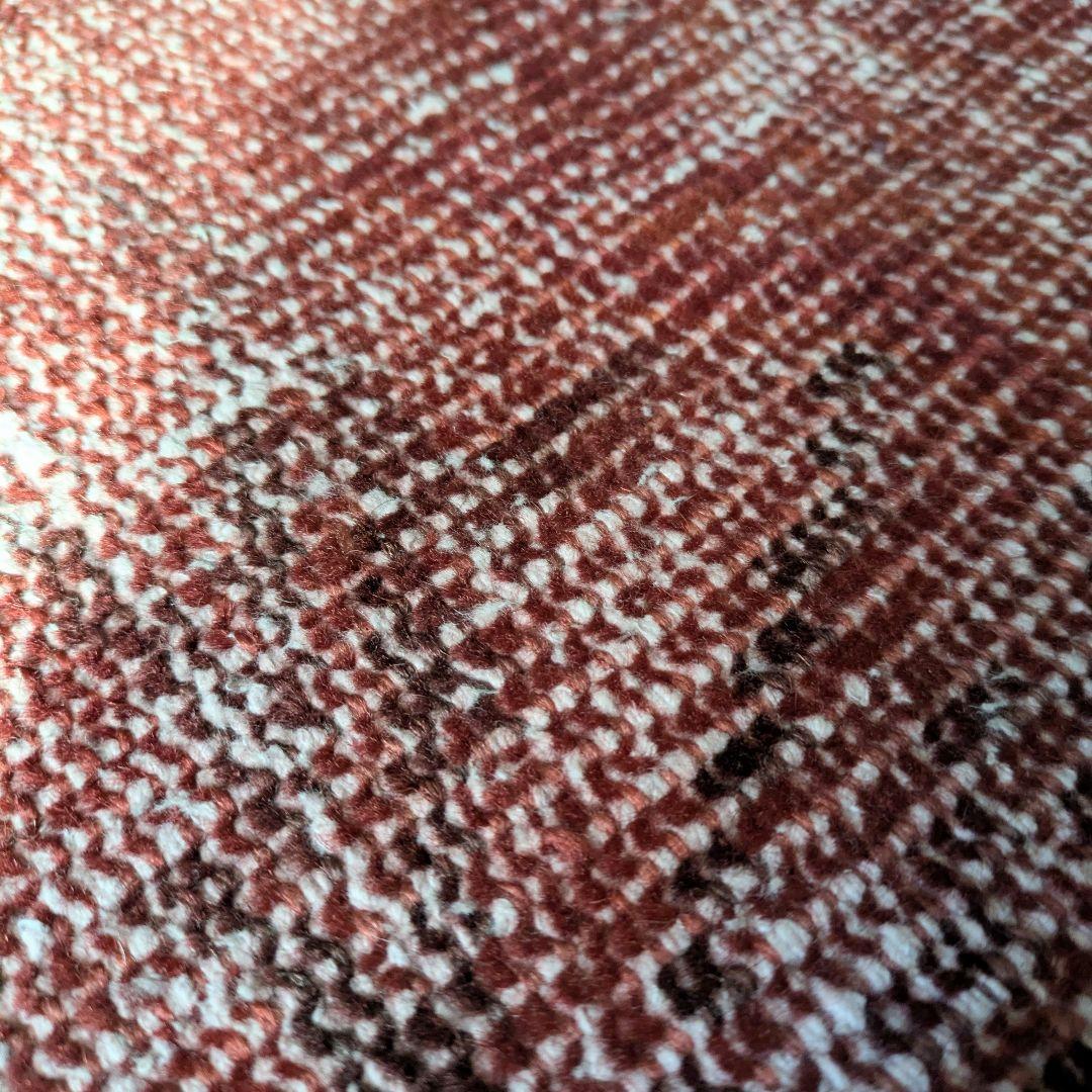 93×207 オーバーダイ深い赤　トルコヴィンテージラグ