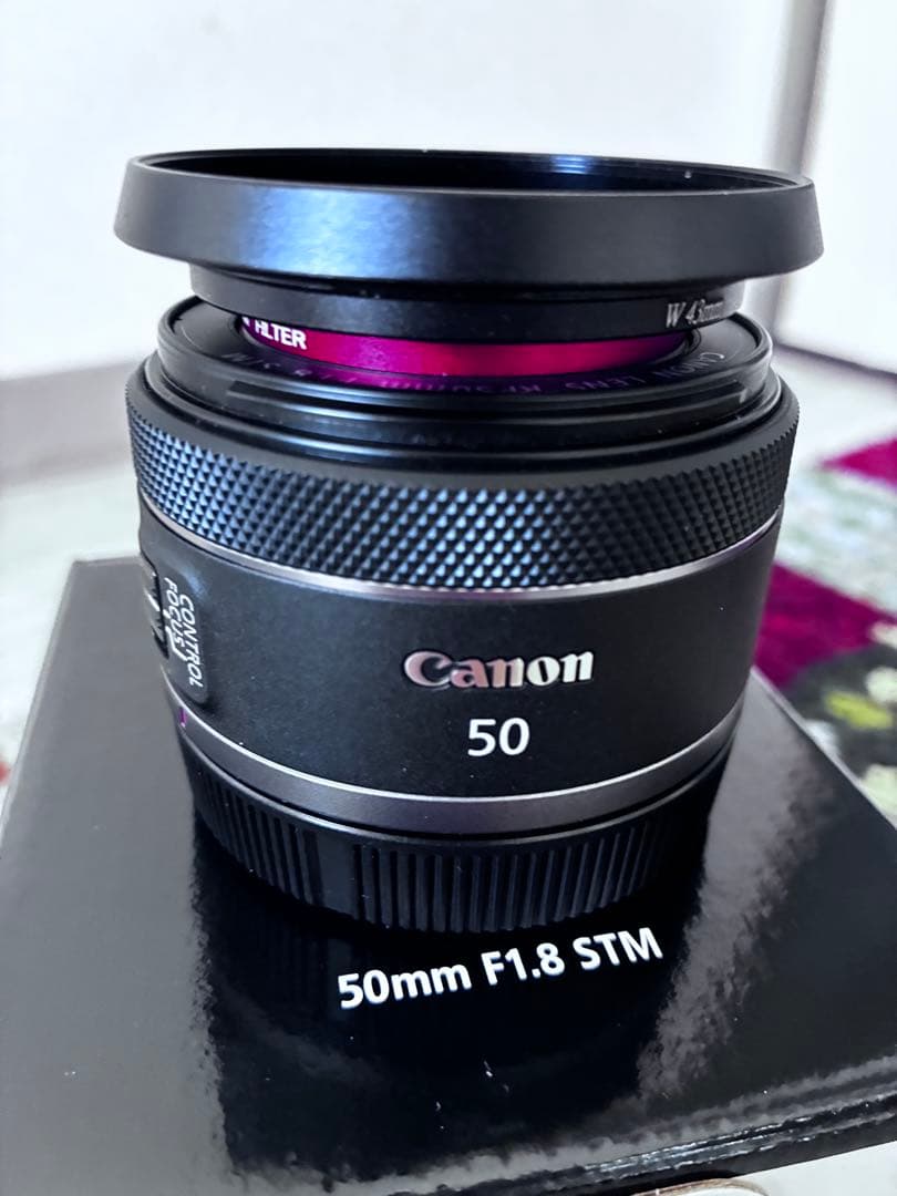 Canon RF 50mm F1.8 STM 「元箱・フード・フィルター２枚付」