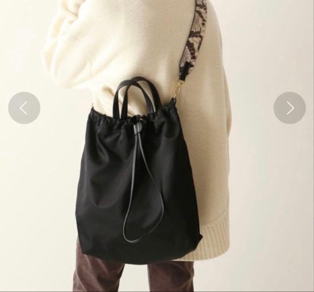 ★美品★ORSETTO オルセット パイソン ワンショルダーバッグ ブラック