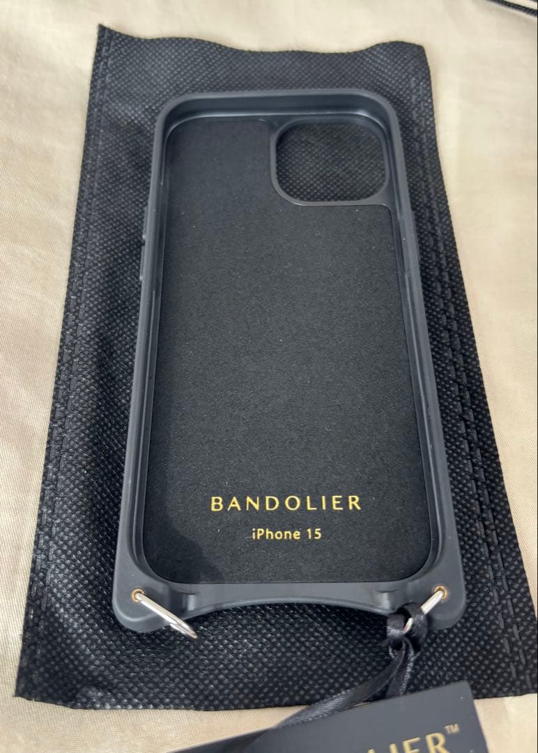 新品＊【iPhone15】BANDOLIER ヘイリー サイドスロット シルバー