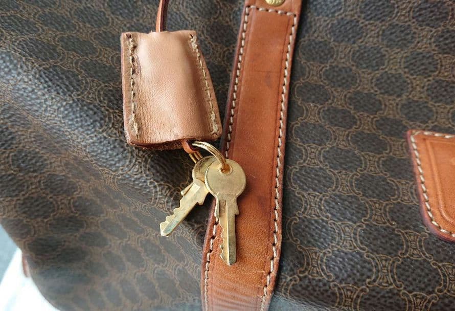 セリーヌ(CELINE)　ボストンバック　M13　ヴィンテージ マカダム柄