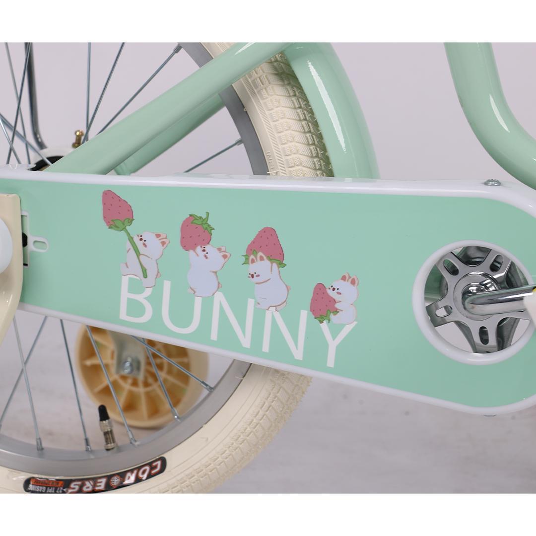 【値下げ中】子供用自転車 BUNNYデザイン 16インチ GREEN