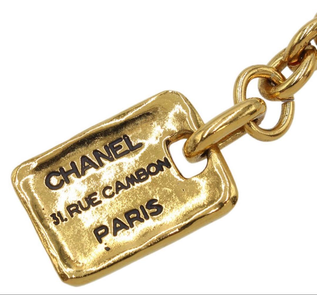 S2104 美品 シャネル ロゴ メダルモチーフ チェーンベルト