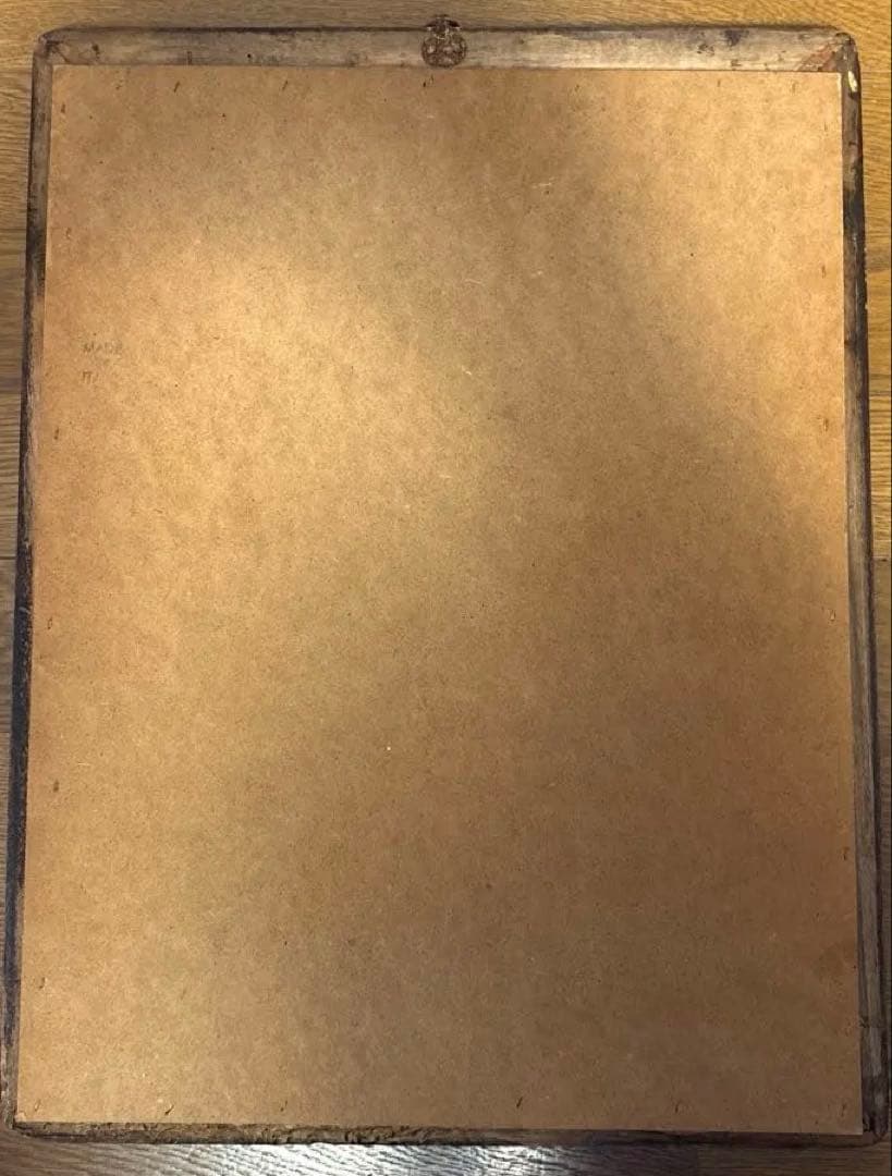 ラテン語表記のイタリア古地図 木製フレーム