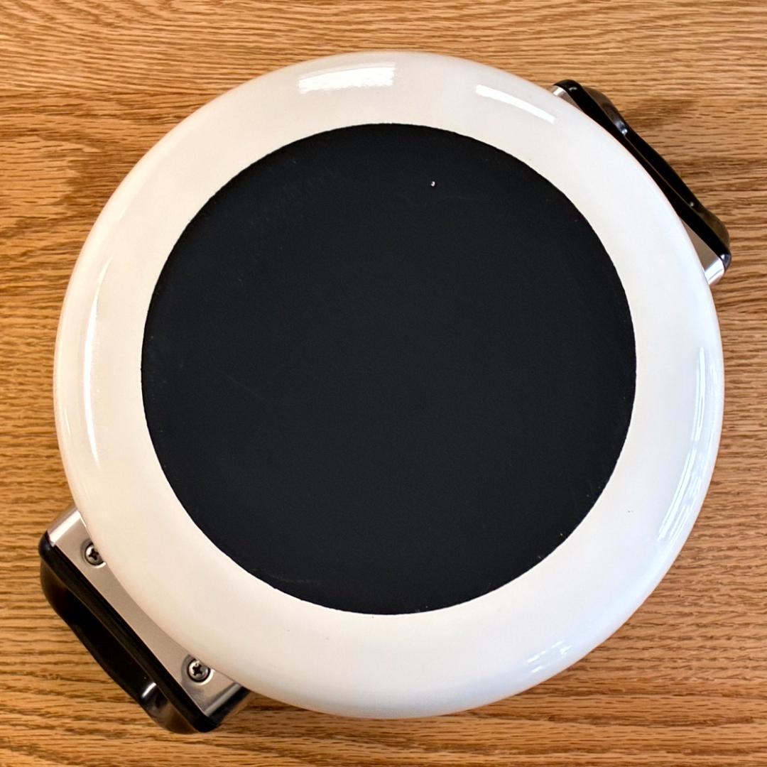 昭和レトロ マルビシ ホーロー フィオーレ 花柄 両手鍋 20cm 未使用品