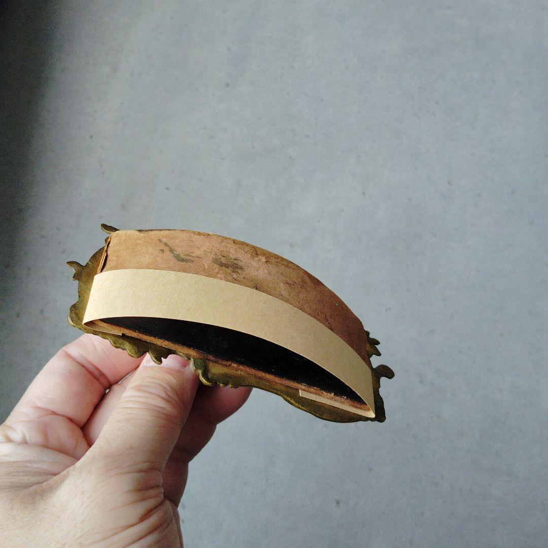 フランス　真鍮ロカイユ装飾　インクブロッター　アンティーク　ステーショナリー雑貨