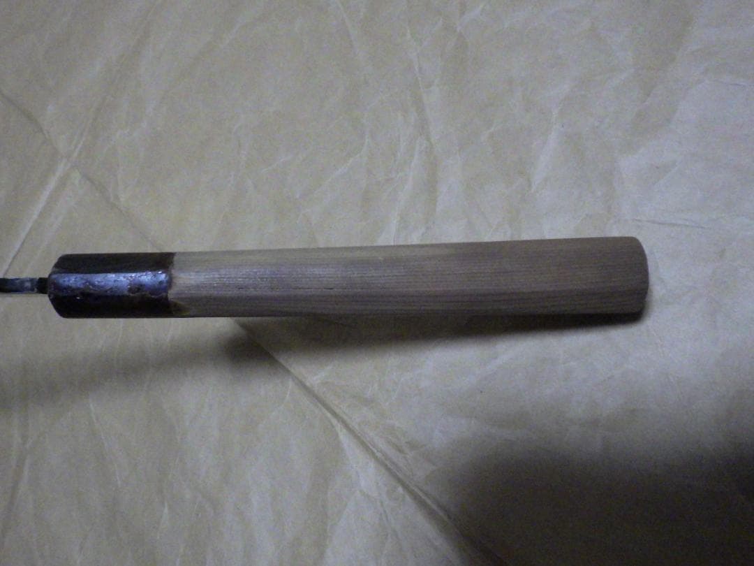 で*ん様 東京/久元作★柳刃包丁尺寸290ｍｍマチ/水牛八角柄★手研ぎ済み★12