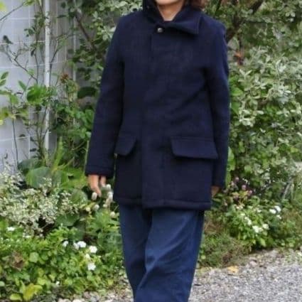 ✨極美品✨+DRAKKAR　藤巻百貨店　WOOL ハーフコート　L