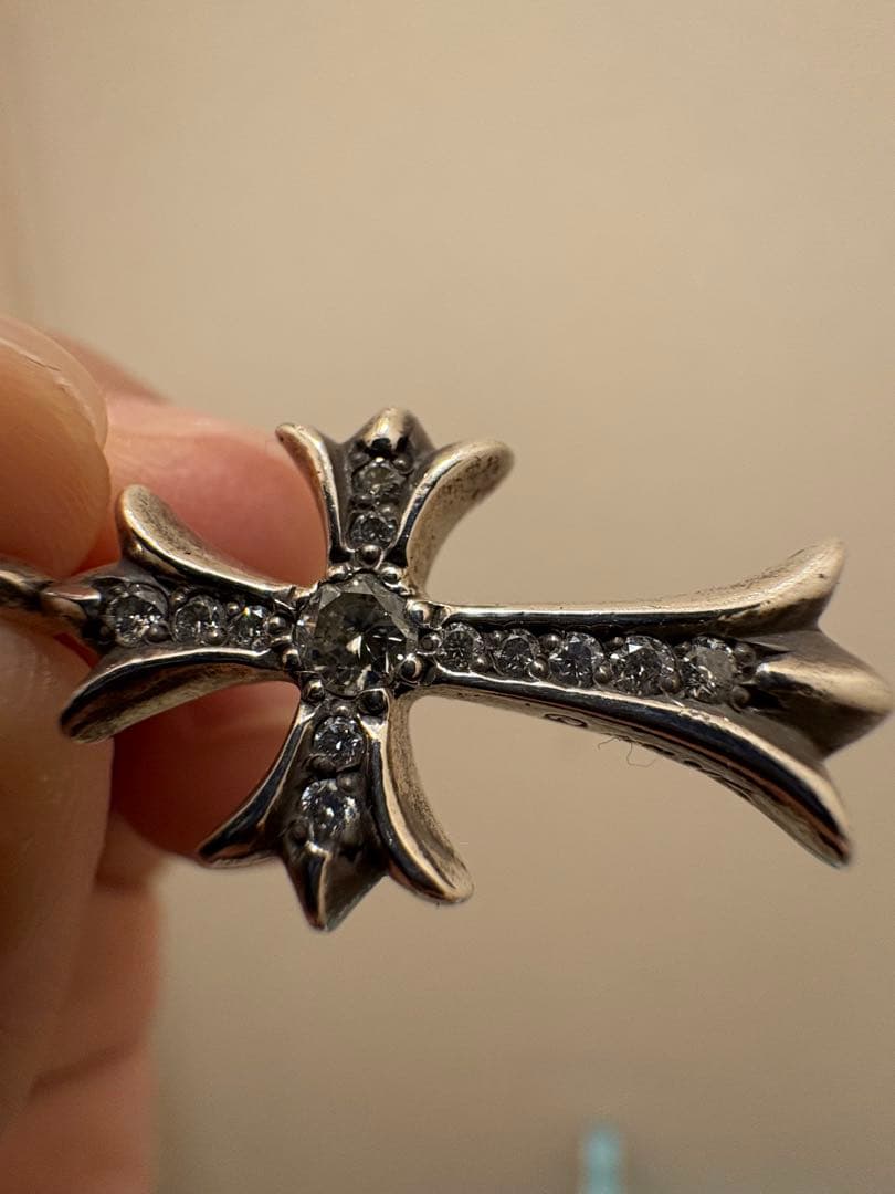 クロムハーツ/タイニーファットクロス PAVEダイヤ