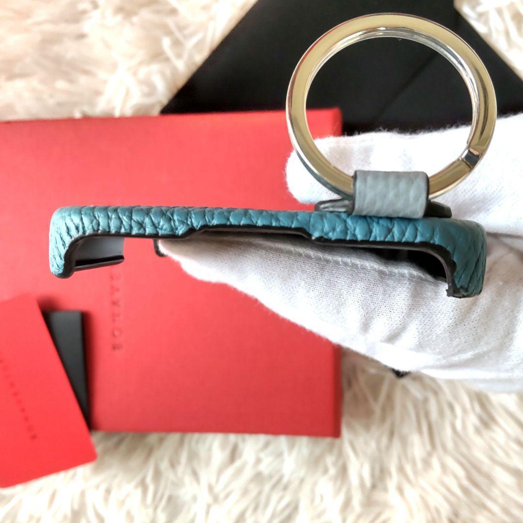 極美品✨BONAVENTURA iPhone 16 ハンドル付き 青 バイカラー