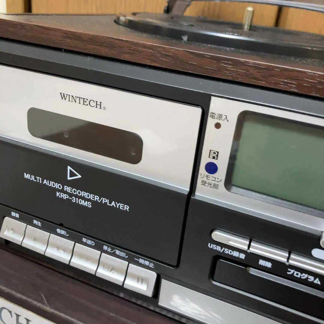 WINTECH マルチオーディオプレーヤー KRP-310MS 動作確認済　美品