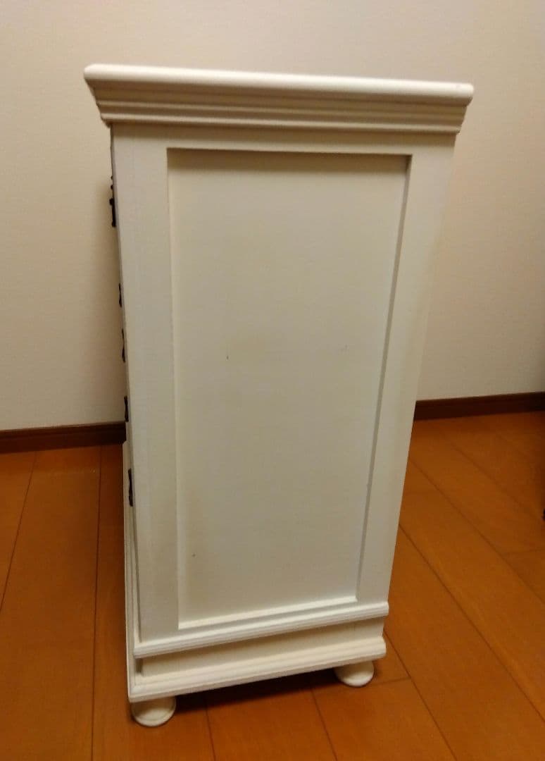 ★フレンチ風★木製チェスト★ドロワー★収納★白色★