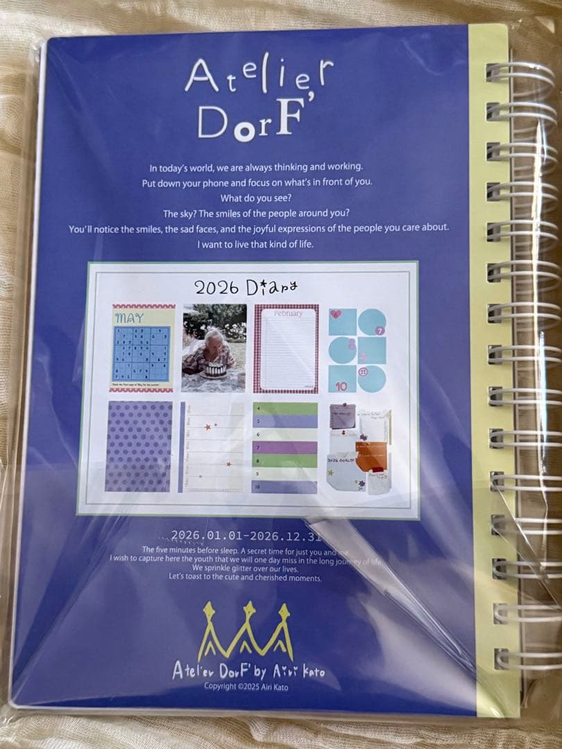 新品☆2026 Atelier DorF スケジュール帳