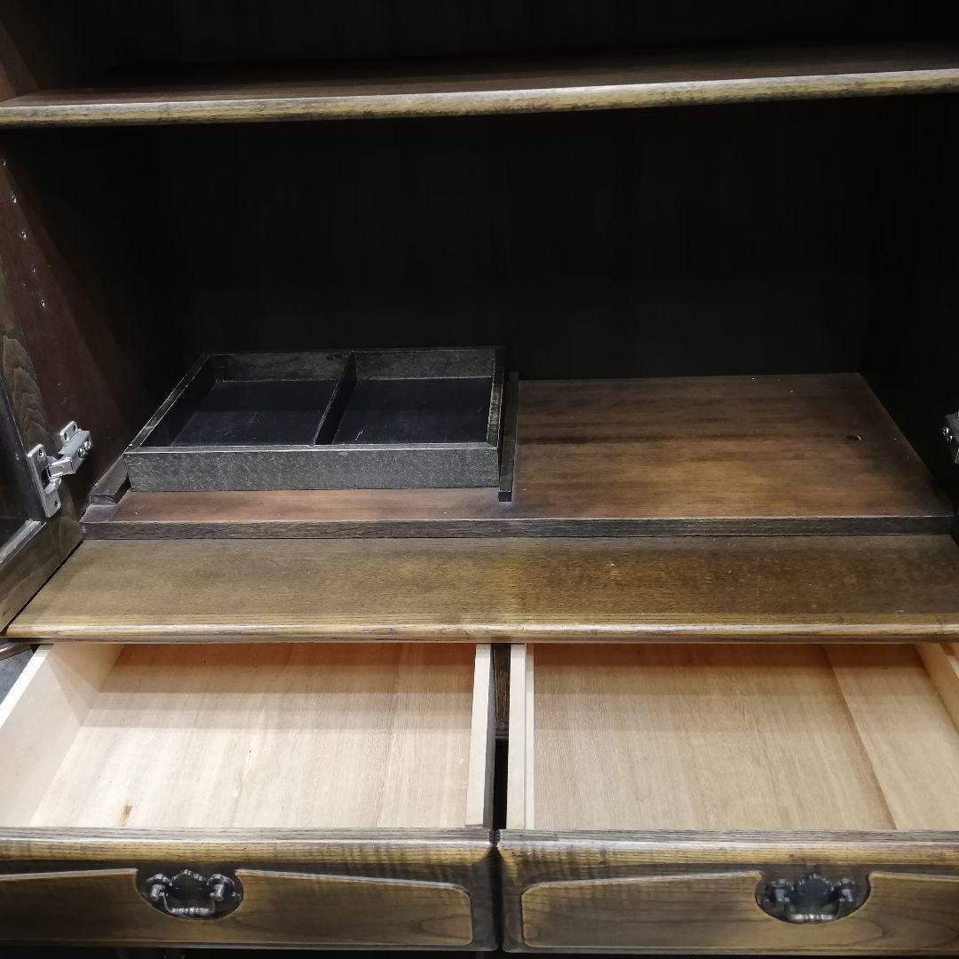 M●年末Sale東名 ヤイリファニチャー ヴィンテージカップボード　国産