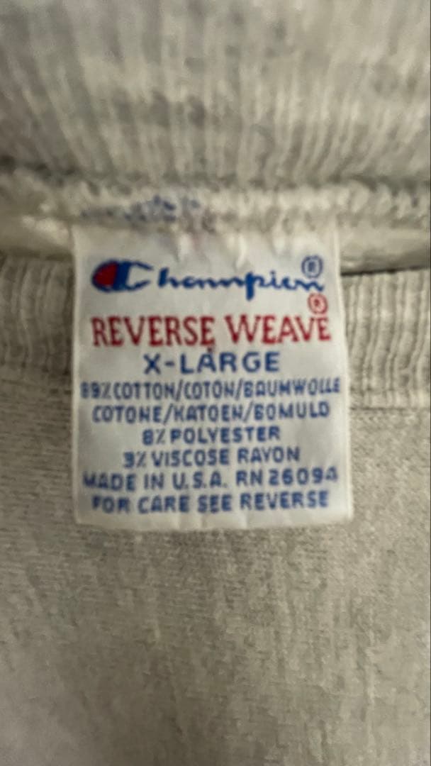 USA製 90s チャンピオン リバースウィーブ