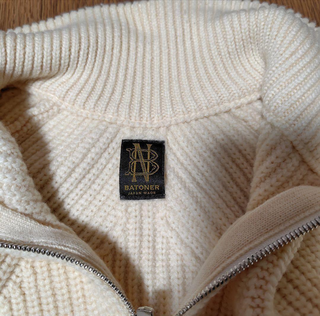 BATONER (バトナー)アイボリー ハイネックセーター サイズ2日本サイズM
