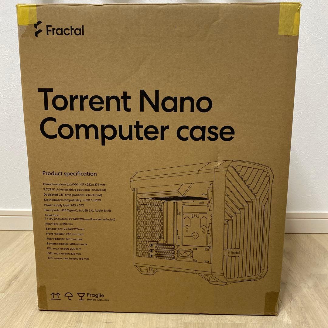 PCケース(自作PC用) Fractal Design Torrent Nano RGB