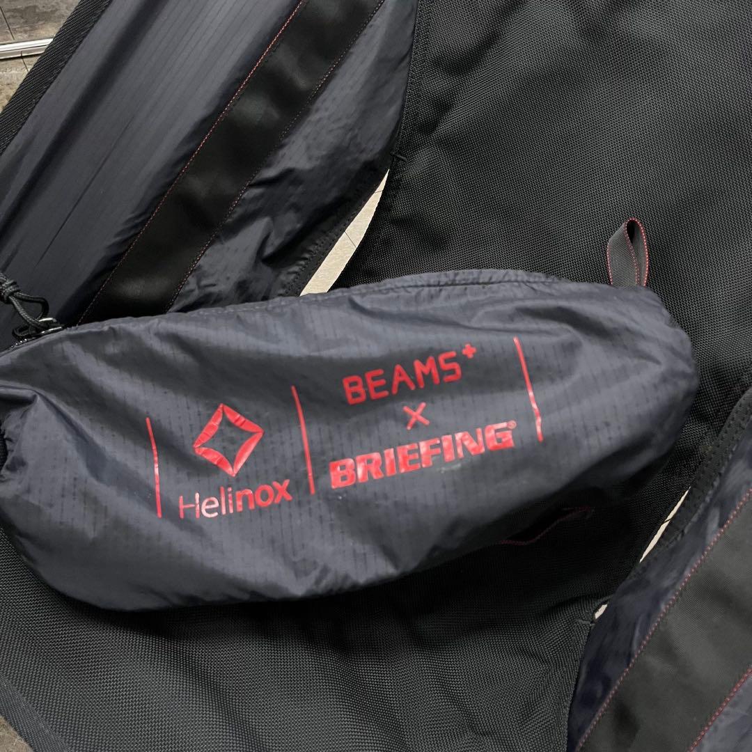 Helinox × BRIEFING × BEAMSタクティカルチェアBLACK