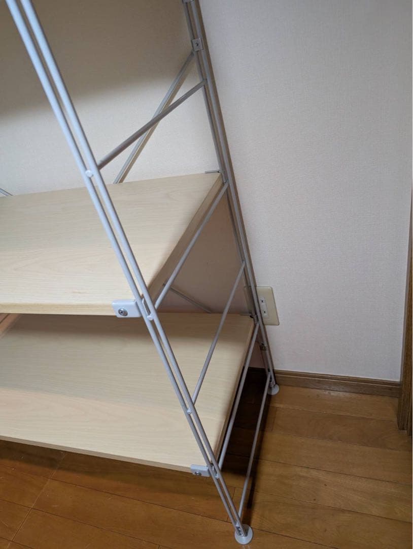■送料込■無印 MUJI スチールユニットシェルフ 衣類収納 ワードローブ棚家具
