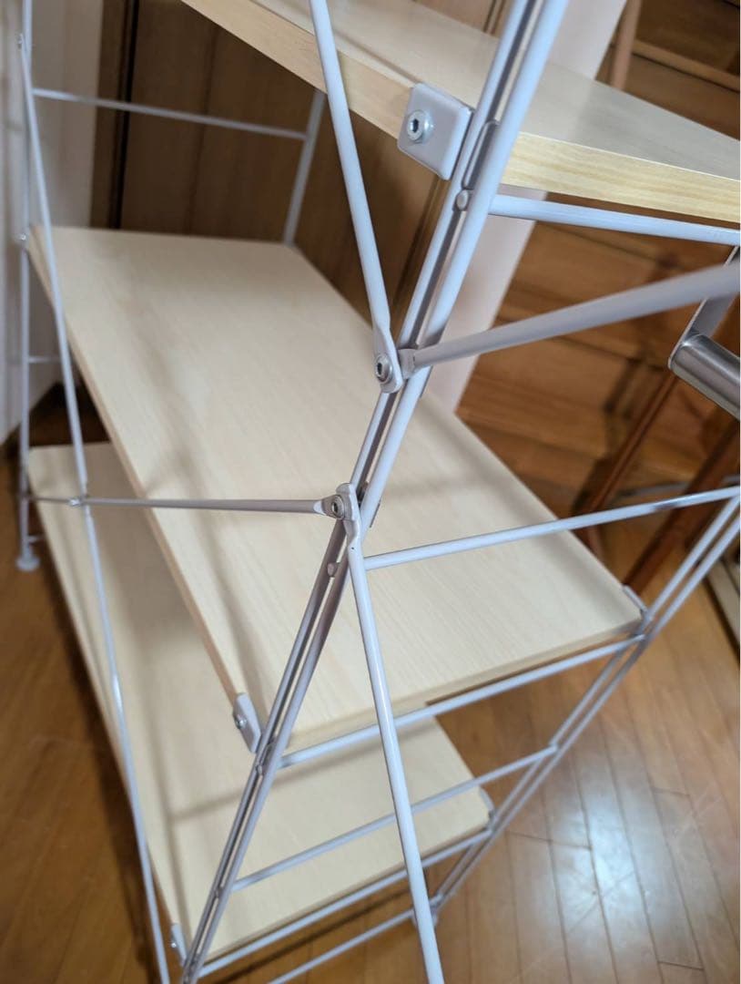 ■送料込■無印 MUJI スチールユニットシェルフ 衣類収納 ワードローブ棚家具