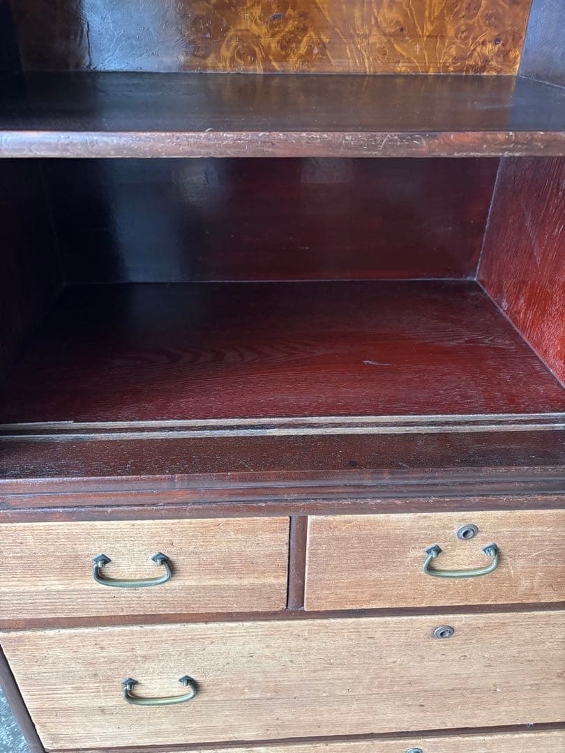 水屋箪笥　茶箪笥　和箪笥　食器棚　本棚　ディスプレイ棚　収納棚　箪笥　什器　和室