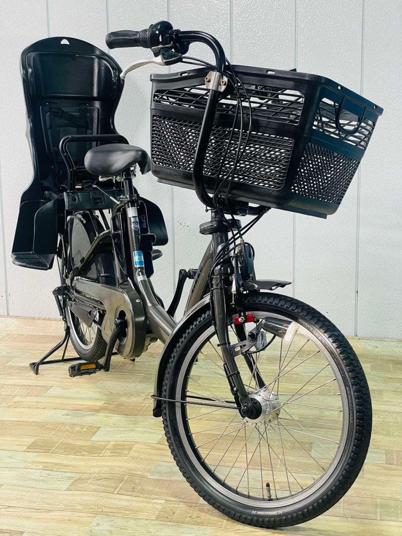 3234ブリヂストン8,9アンペア　3人乗り対応子供乗せ　電動アシスト自転車