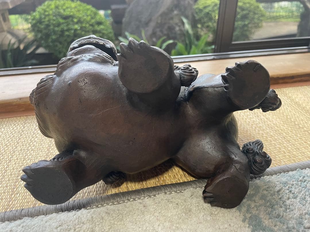 備前焼　獅子　一陽造