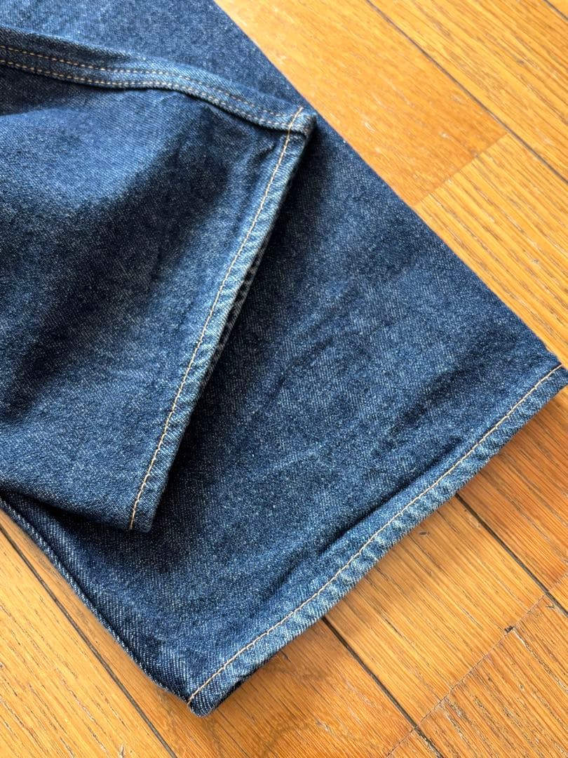 パンツ AURALEE HARD TWIST DENIM WIDE PANTS 32