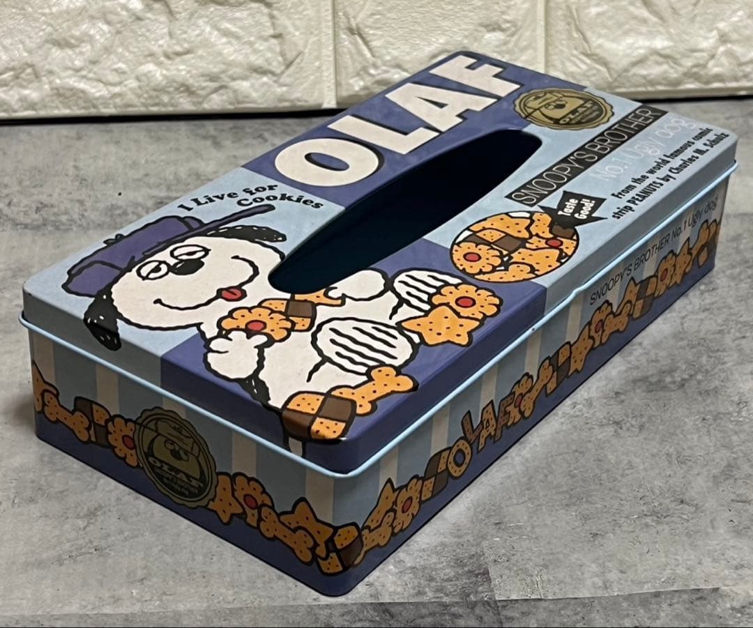 PEANUTS OLAF ティッシュボックスケース　ピーナッツ　オラフ