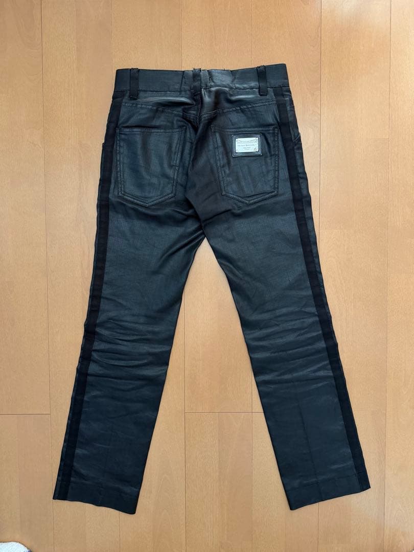 Dolce & Gabbana コーティングブラックデニム