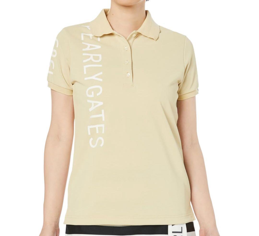 【新品】パーリーゲイツ ポロシャツ サイズ2 シャンパンカラー