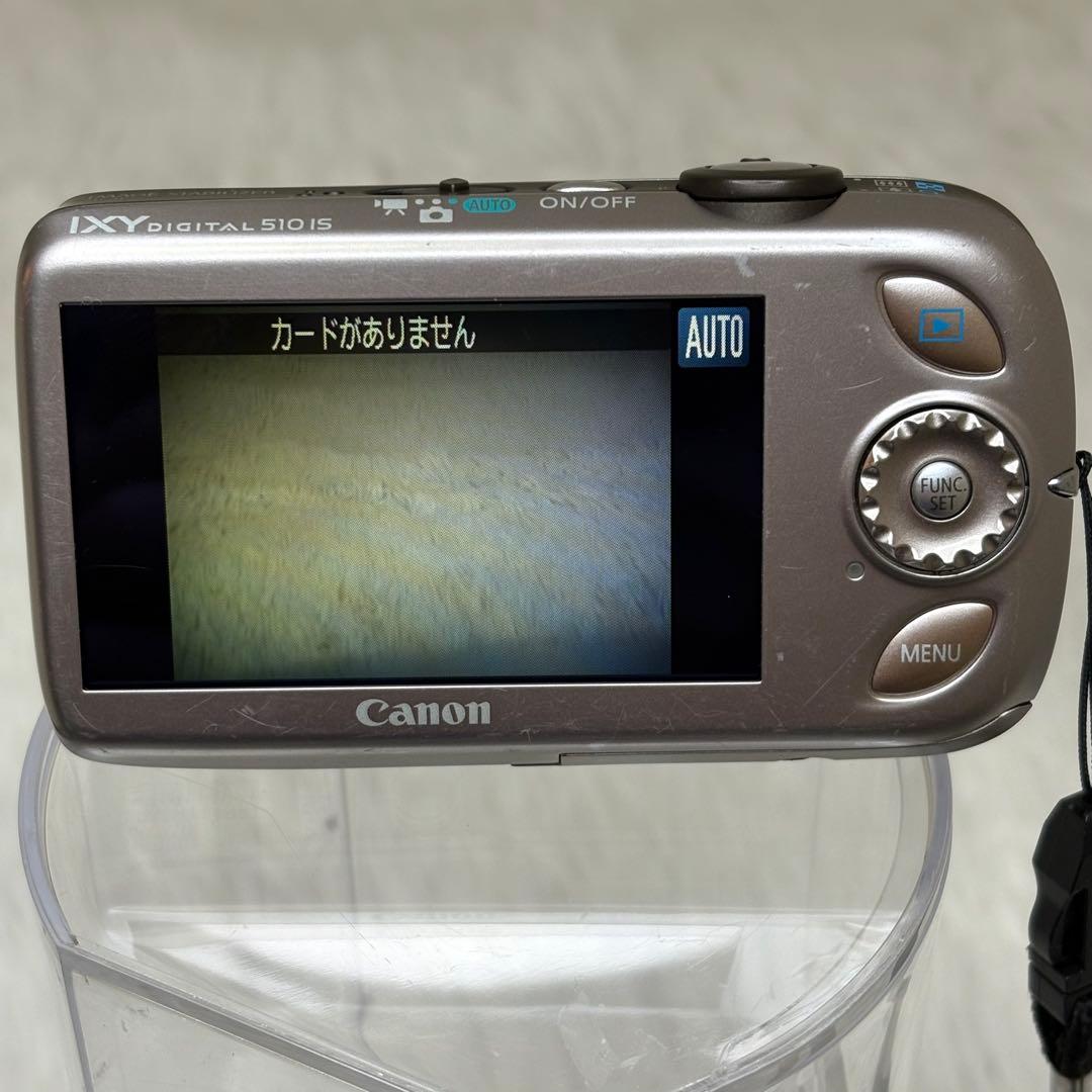 Canon カメラ　IXY 510IS PC1356 ゴールド コンデジ　動作品